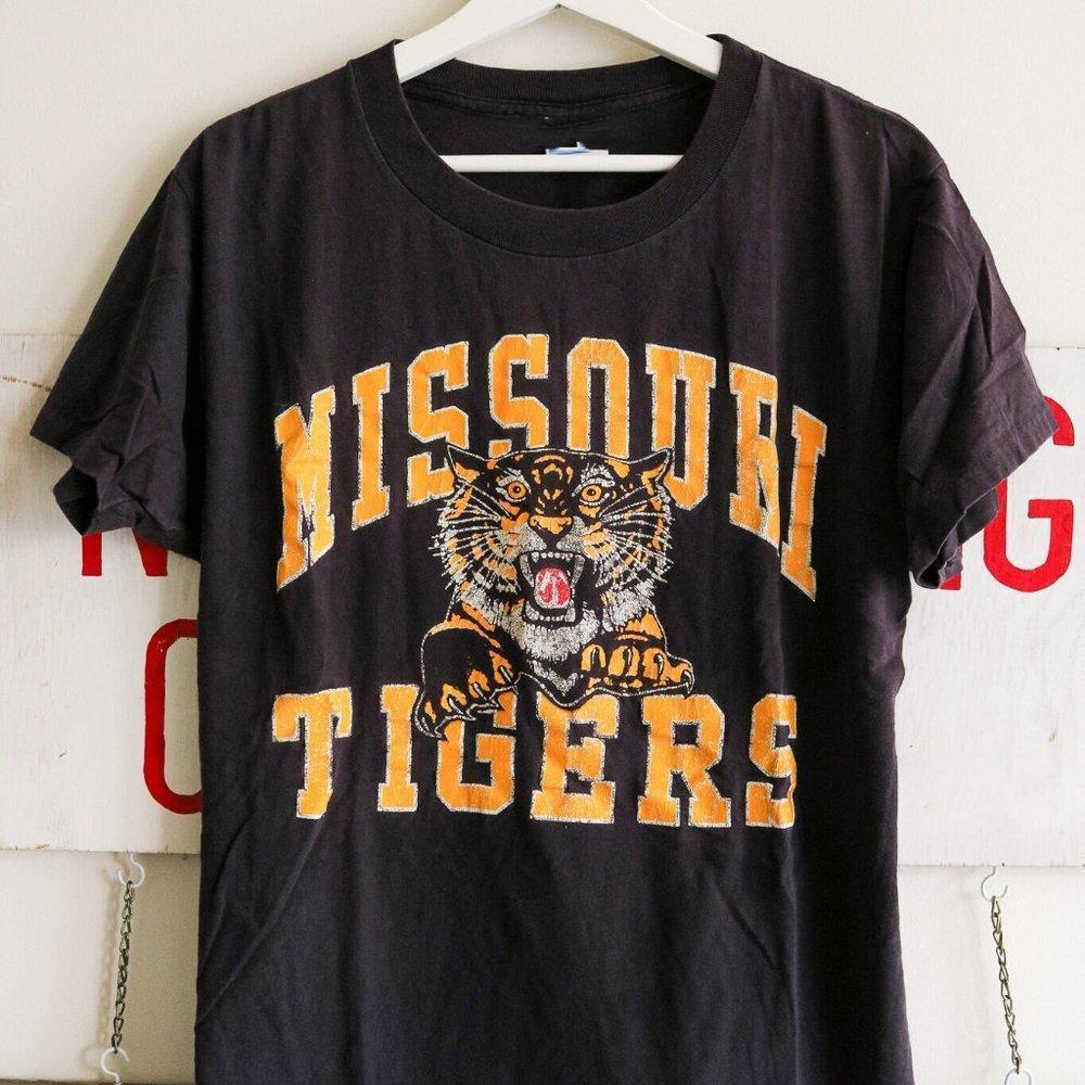1980S University Of Missouri Tigers Ml Shirt Men Women 90S